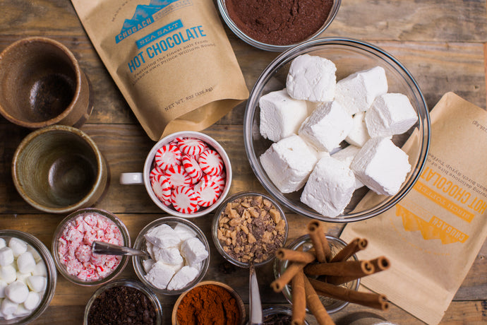 BRING THE PARTY WITH A FANCY HOT CHOCOLATE BAR