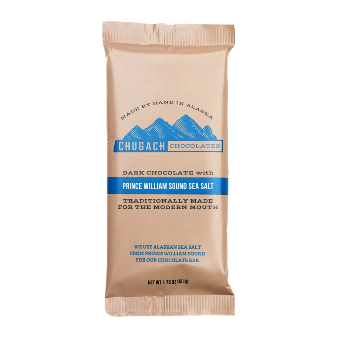 Dark Chocolate with Prince William Sound Sea Salt – Chugach Chocolates