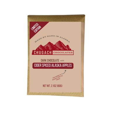 Dark Chocolate with Cider Spiced Alaska Apples [limited edition]