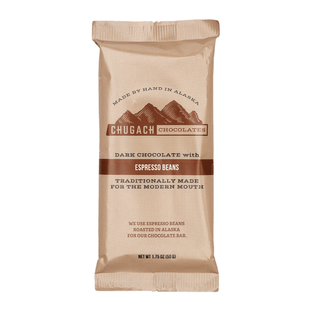 Dark Chocolate with Espresso Beans – Chugach Chocolates